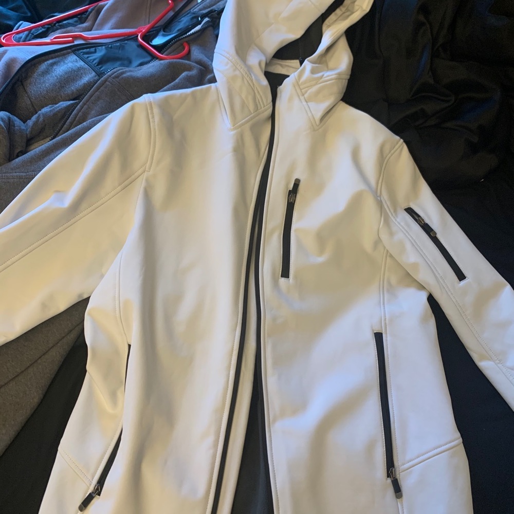 White Soft shell jacket